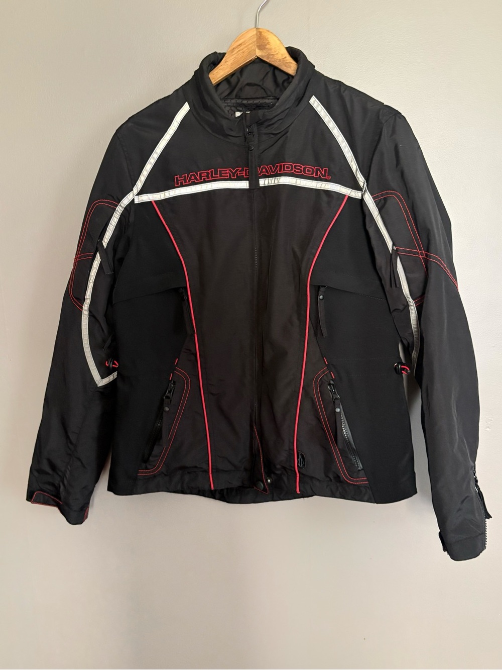 Harley-Davidson Women's "Velocity" RCS Waterproof Textile Riding Jacket XL